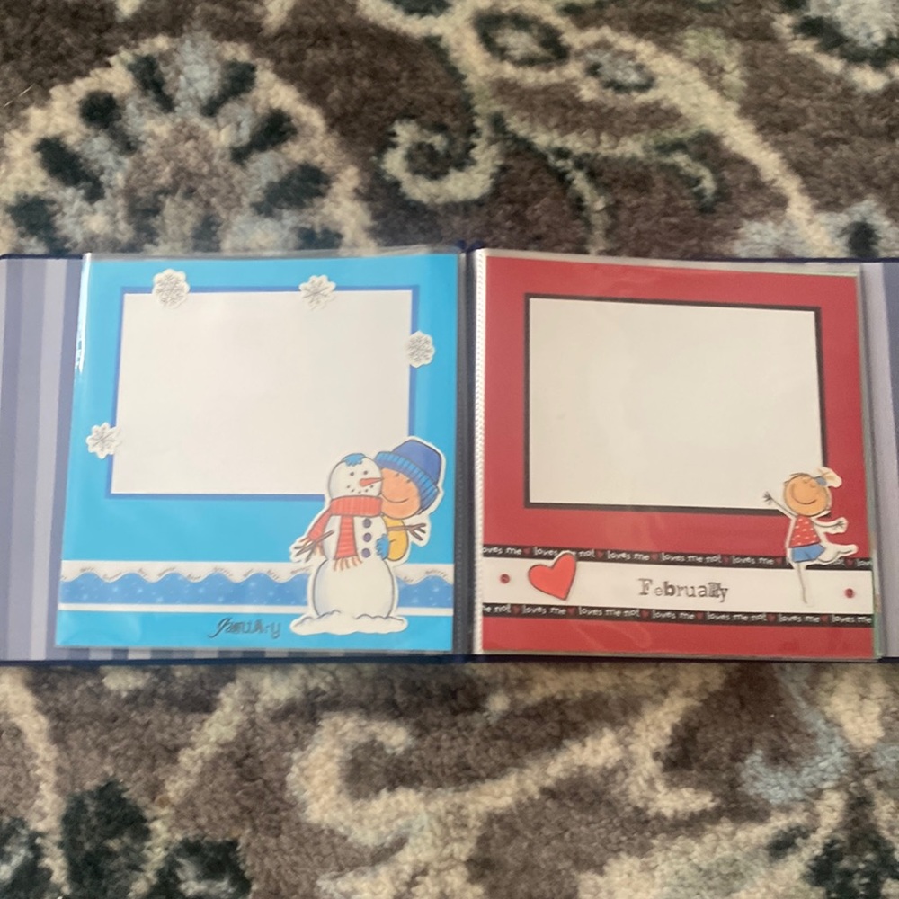 Childs first year scrapbook
